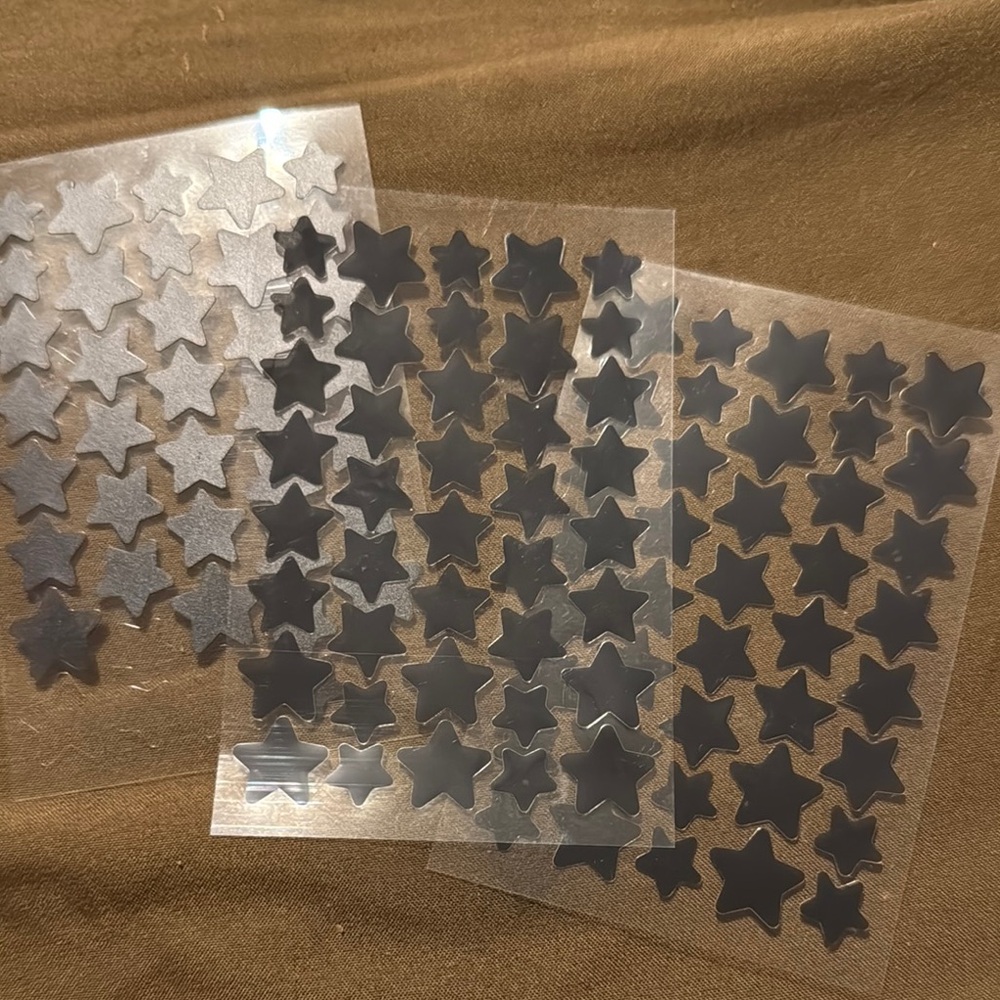 Black Star Stickers